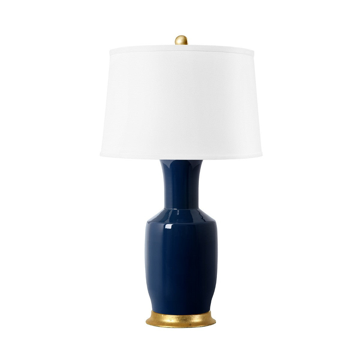 Alia Lamp With Shade, Navy Blue