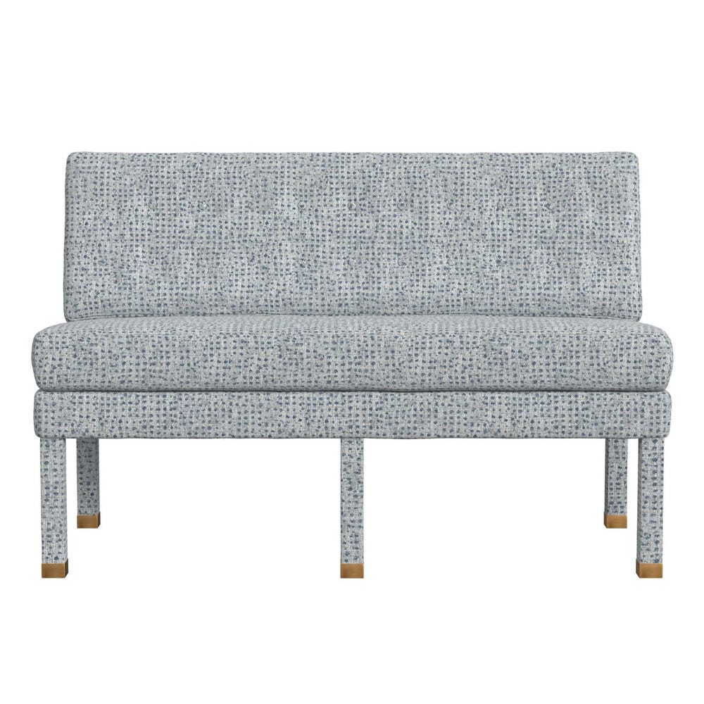 Approach the Bench Banquette, 52" - Dashing Blue