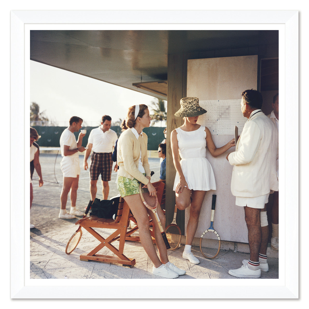 "Tennis in the Bahamas", Slim Aarons