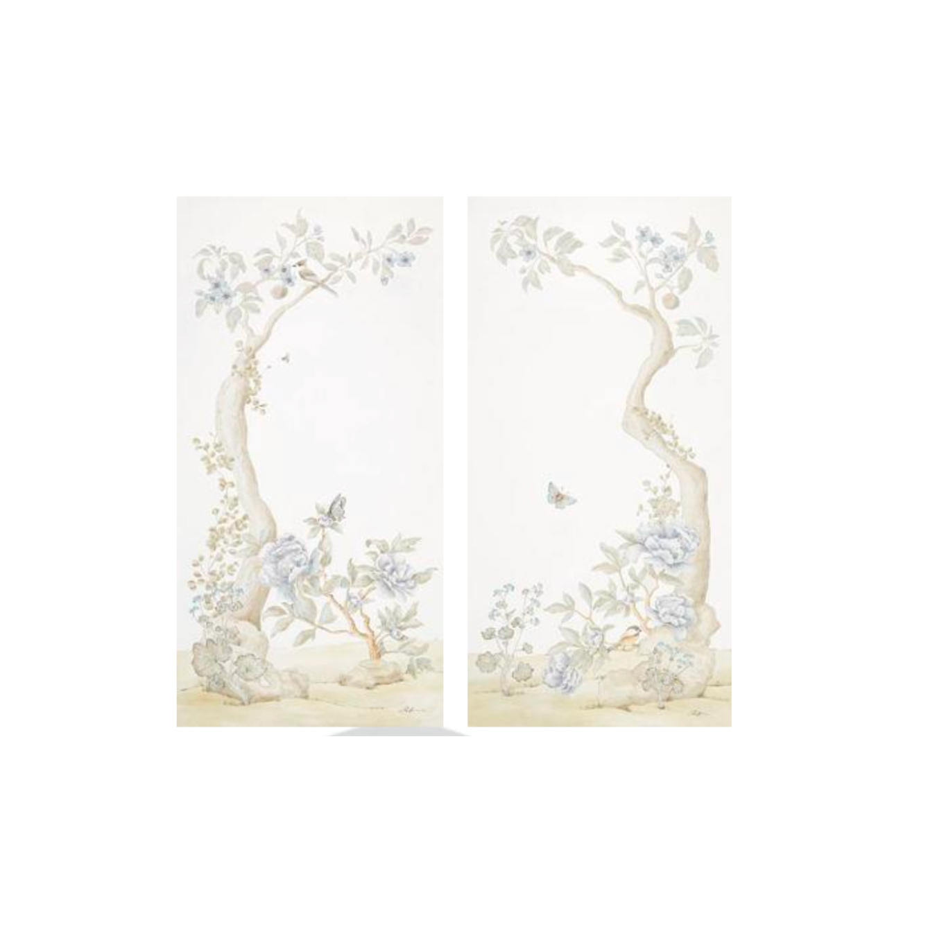 Butterfly Two Panel Wall Art