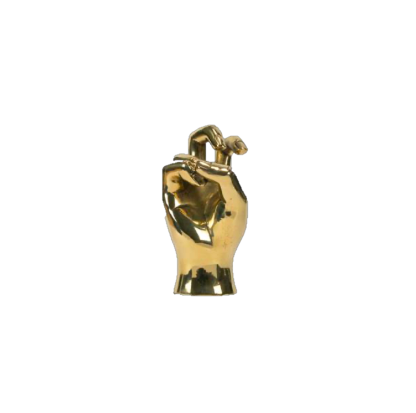Horned Frog Brass Hand