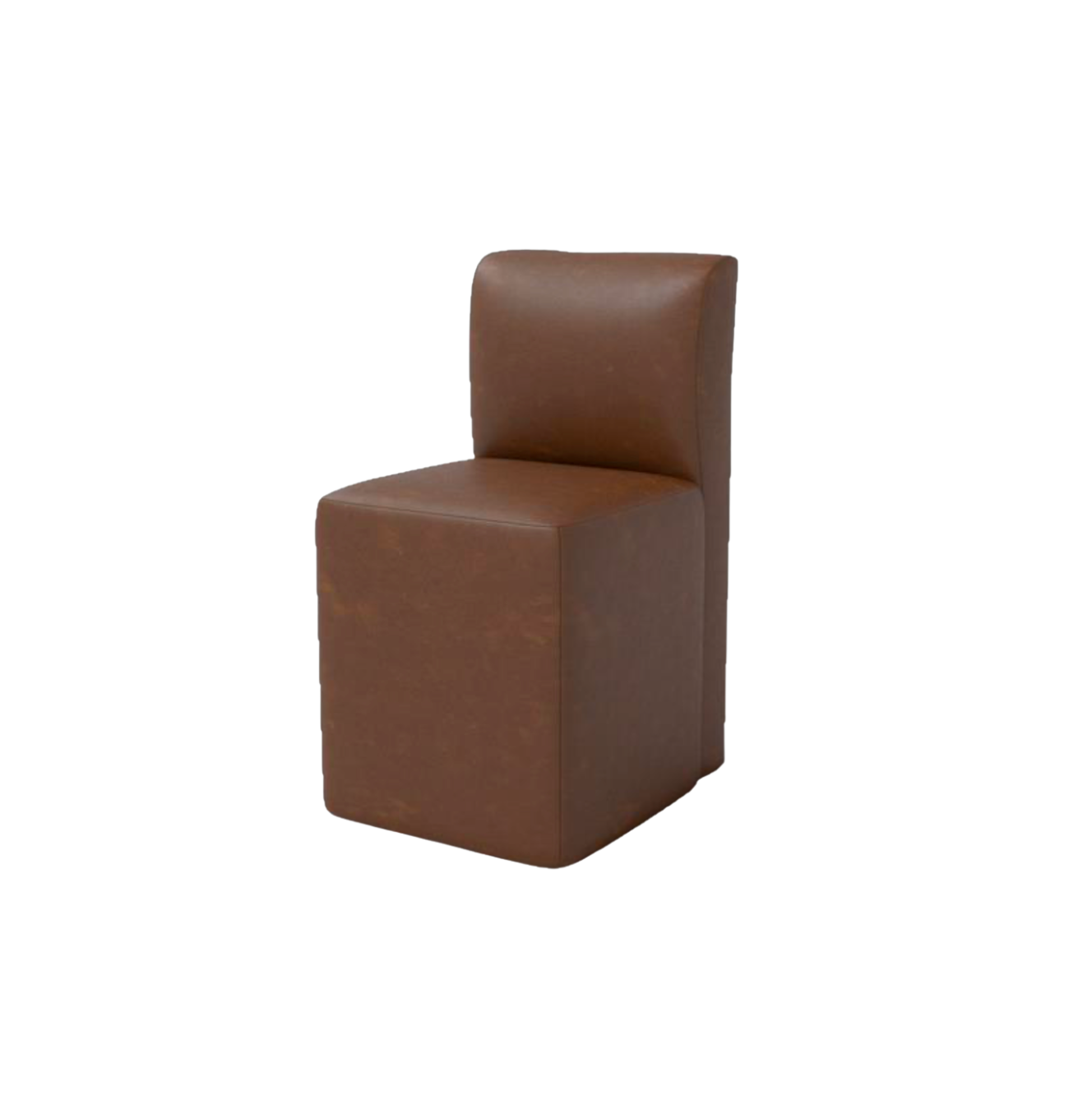 Cora Chair- Brown Leather