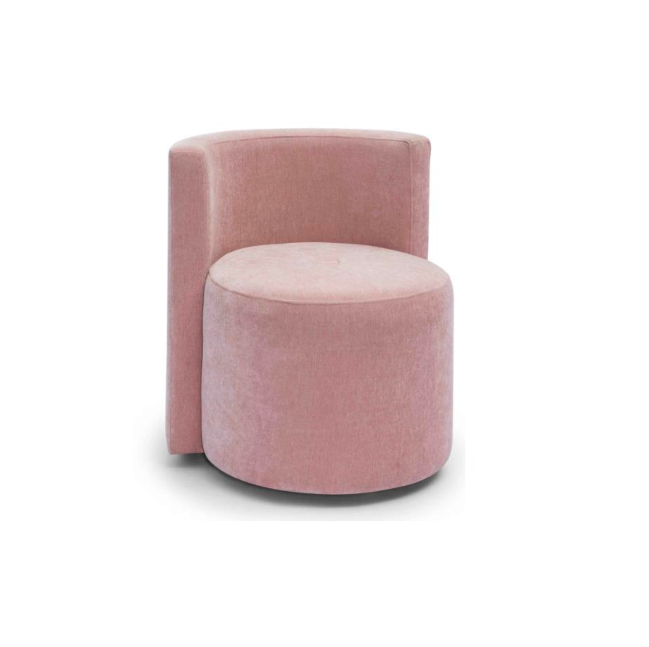Alyssa Rolling Desk Chair- Rose