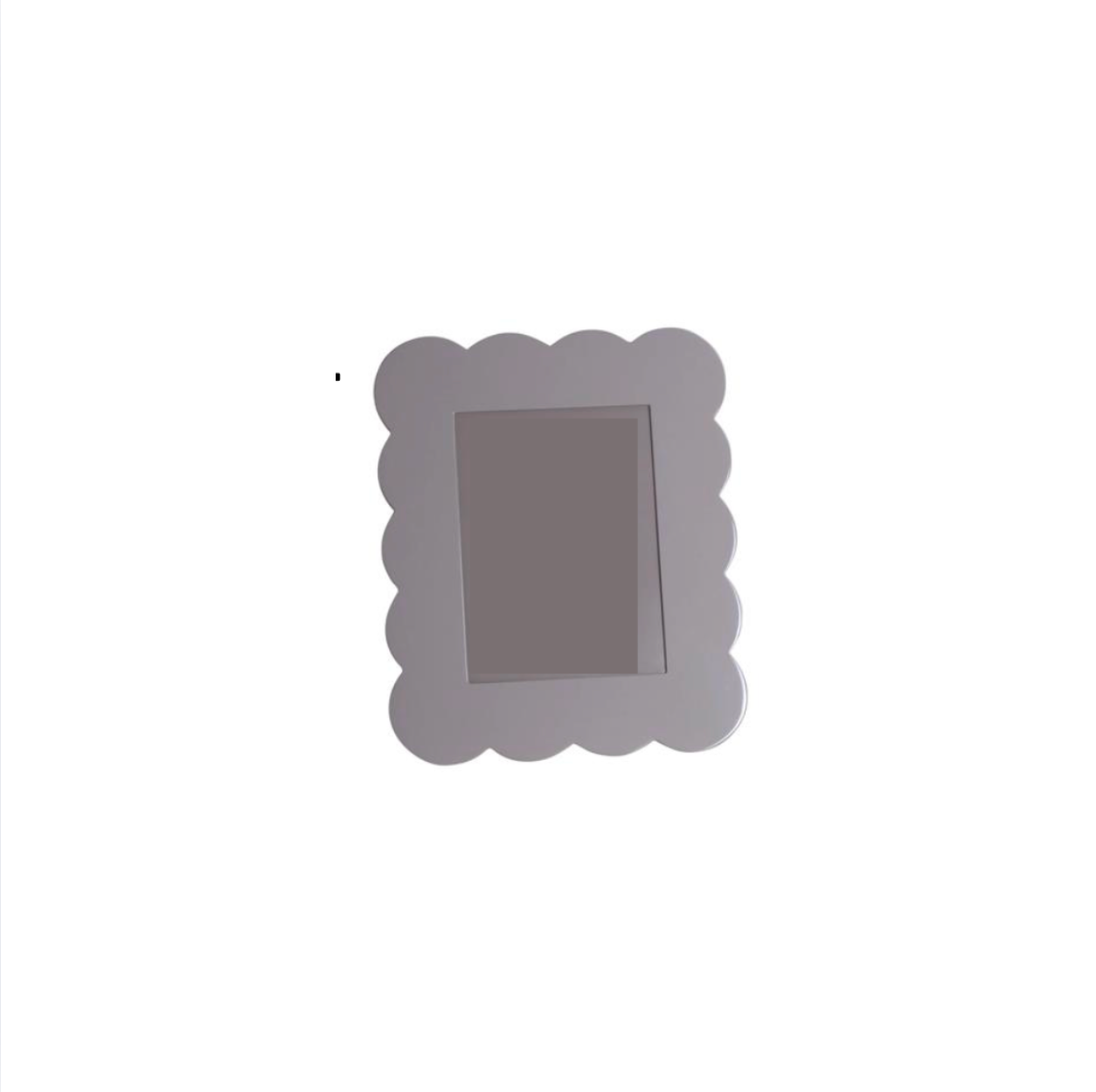Scallop Picture Frame -(more colors)