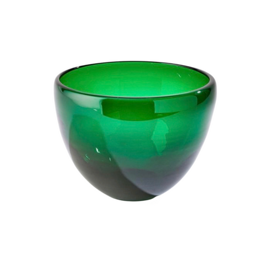 Thick Glass Bowl Emerald