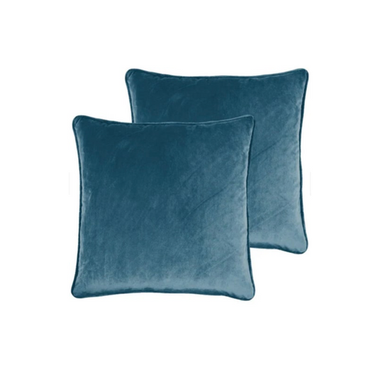 SK HOME Teal Velvet Pillow