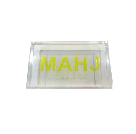 Clear Acrylic Mahj Box